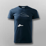 Dream Paper Flight Funny T-shirt For Men