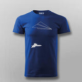 Dream Paper Flight Funny T-shirt For Men