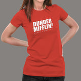 Dunder Mifflin INC Paper Company T-Shirt For Women