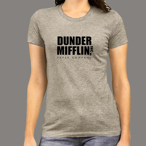 Dunder Mifflin INC Paper Company T-Shirt For Women Online India