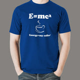 E=Mc2 Energy Milk Coffee T-Shirt For Men