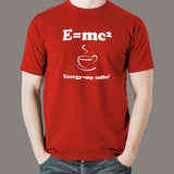 E=Mc2 Energy Milk Coffee T-Shirt For Men india