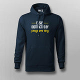 Easily Distracted By Programming Funny Programmer Hoodies For Men