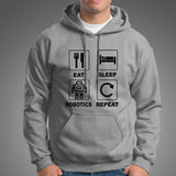 Eat Sleep Robotics Repeat Men's Funny Robot T-Shirt