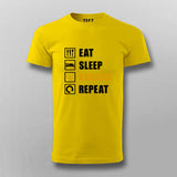 Eat Sleep Kabaddi Repeat T-shirt For Men