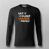 Eat Sleep League Repeat Full Sleeve For Men Online India