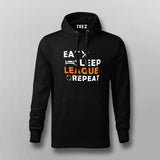 Eat Sleep League Repeat T-Shirt For Men