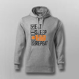 Eat Sleep Pubg Repeat Funny Gaming Hoodies For Men