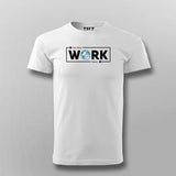 Eat Sleep Work Repeat Funny Office T-Shirt For Men India