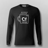 Elements Alignment Funny CF Coffee Periodic Fullsleeve T-Shirt For Men Online