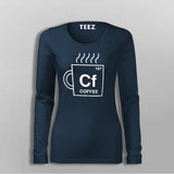 Elements Alignment Funny CF Coffee Periodic T-Shirt For Women