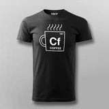 Elements Alignment Funny CF Coffee Periodic T-Shirt For Men