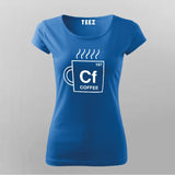 Elements Alignment Funny CF Coffee Periodic T-Shirt For Women