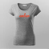 Ember Js T-shirt For Women Online Teez