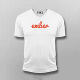Ember Js V Neck T-shirt For Men Online Teez
