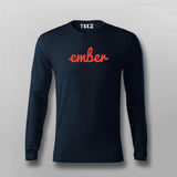 Ember Js Full Sleeve T-shirt For Men Online Teez
