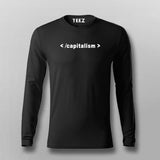 End Capitalism Full Sleeve T-Shirt For Men On Online