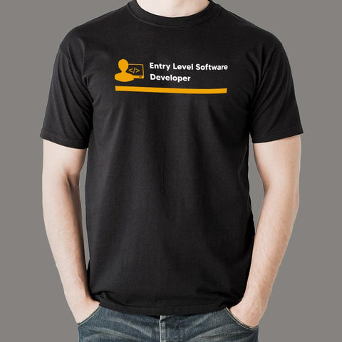 Entry Level Software Developer T-Shirt For Men Online India