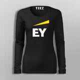 Ernst Young Ey Full Sleeve T-Shirt For Women Online India