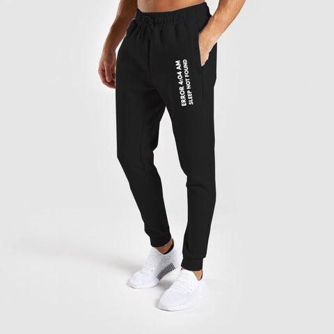 Error 4:04 AM - Sleep Not Found Jogger Track Pants With Zip for Men Online