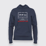 Error 404 Girlfriend Not Found Funny Hoodies For Women
