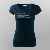 ERROR Funny T shirt For Women