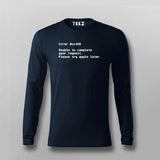 ERROR Funny T-shirt For Men