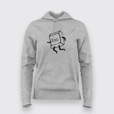 Escape Button Hoodies For Women