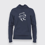 Escape Button Hoodies For Women
