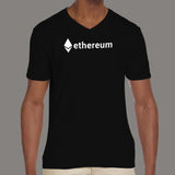 Ethereum V Neck T-Shirt For Men Online India