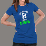 Everybody Vs Corona Virus T-Shirt For Women