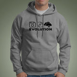 Evolution of Data Storage Computer Science Hoodies For Men India