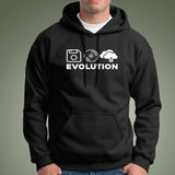 Evolution of Data Storage Computer Science Hoodies For Men Online India