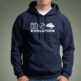 Evolution of Data Storage Computer Science Hoodies For Men