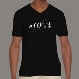 Evolution Nuke Mutation Men's slogan v neck T-shirt online india