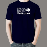 Evolution of Data Storage Computer Science T-Shirt For Men