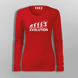 Evolution Of Badminton T-Shirt For Women