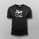 Fight Like A Nurse: Courage & Care Men's Tee