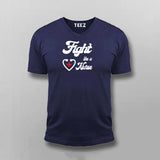 Fight Like A Nurse: Courage & Care Men's Tee