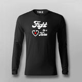 Fight Like A Nurse: Courage & Care Men's Tee