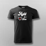 Fight Like A Nurse: Courage & Care Men's Tee
