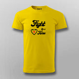 Fight Like A Nurse: Courage & Care Men's Tee