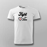 Fight Like A Nurse: Courage & Care Men's Tee