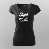 FIGHT LIKE A NURSE Profession T-shirt For Women Online Teez