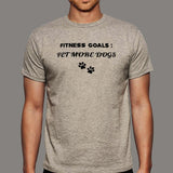 Fitness Goals: Pet More Dogs T-Shirt For Men