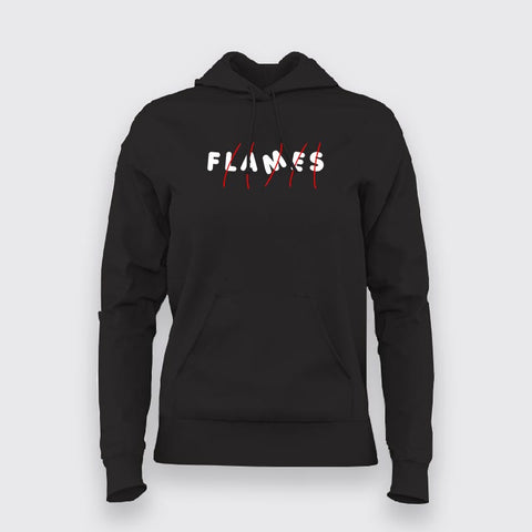 FLAMES Friendship design Hoodies For Women