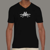 FSM - Flying Spaghetti Monster Icon Men's v neck T-shirt online india