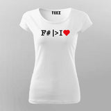 F Sharp T-Shirt For Women