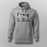 Force Of Gravity Equation (Fun=More Game) Hoodies For Men