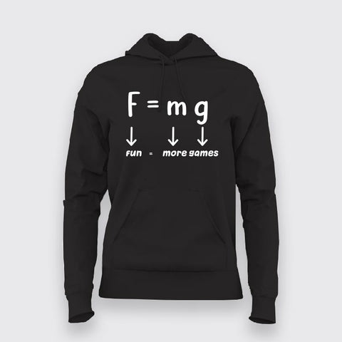 Force Of Gravity Equation Hoodies For Women Online India